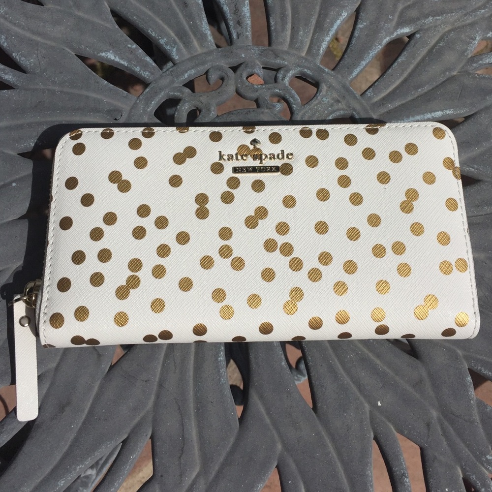 Kate Spade Lacey Cedar Street Confetti Dot Wallet